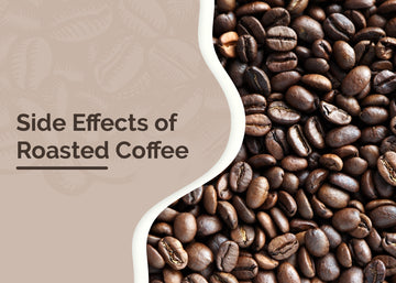 Roasted coffee beans.