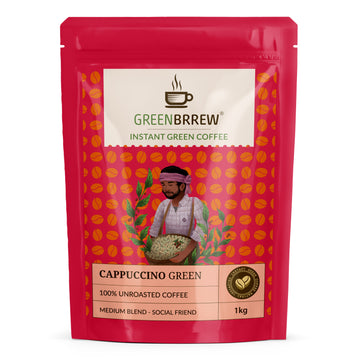 Instant Green Coffee With Probiotics – Cappuccino Flavor, 1kg