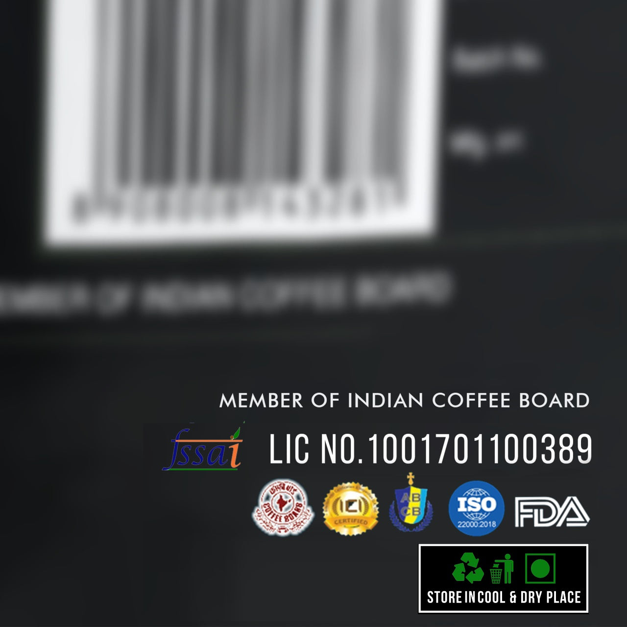 Hazelnut Instant Green Coffee - Certification
