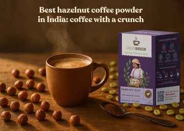hazelnut coffee powder