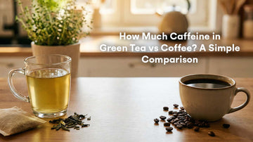How Much Caffeine in Green Tea vs Coffee