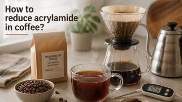 how to reduce acrylamide in coffee