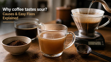 why coffee tastes sour