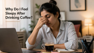 why do I feel sleepy after drinking coffee