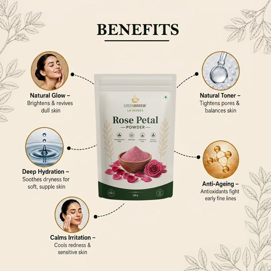 Pure Rose Petal Powder 100g