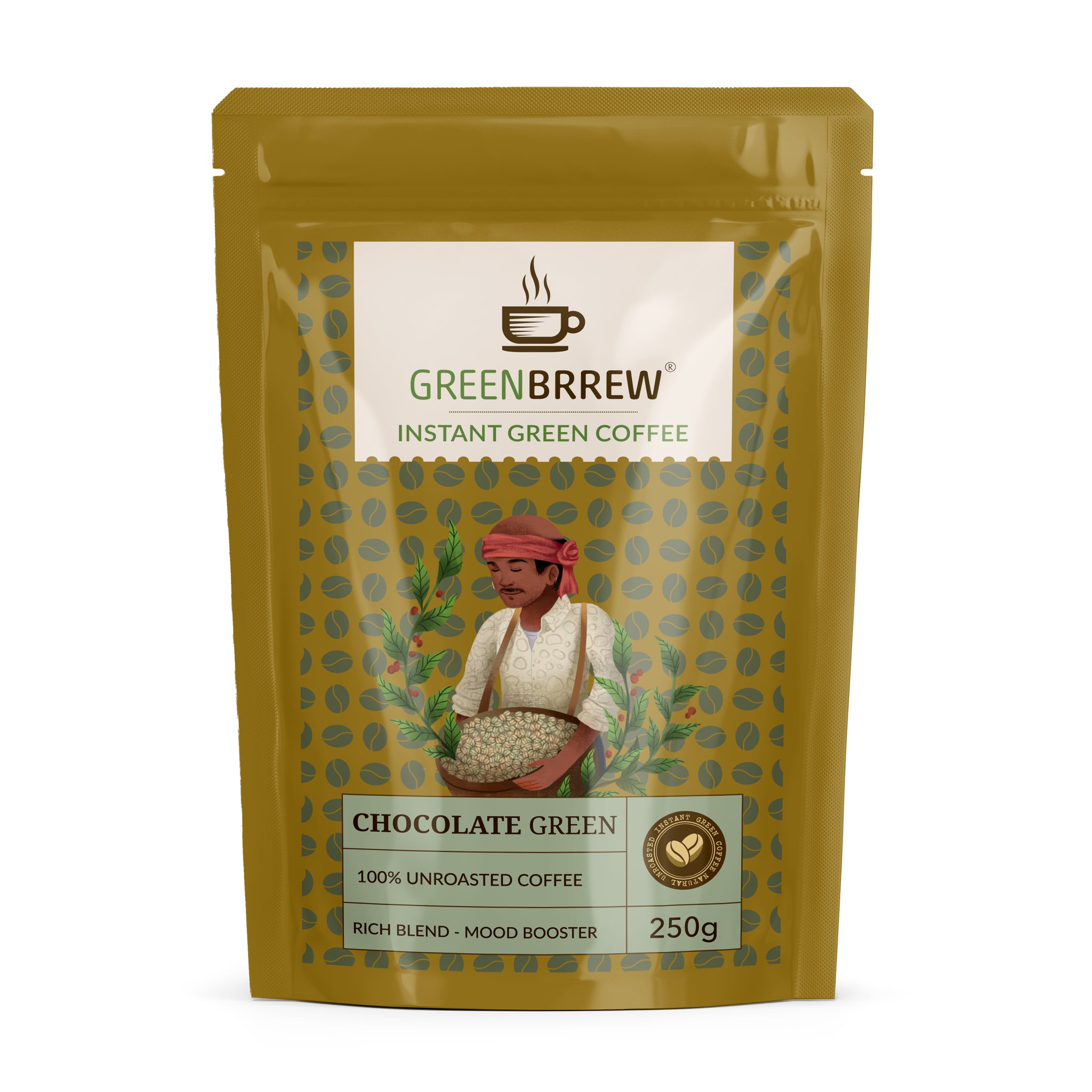 Instant Green Coffee – Chocolate Flavor, 250gm