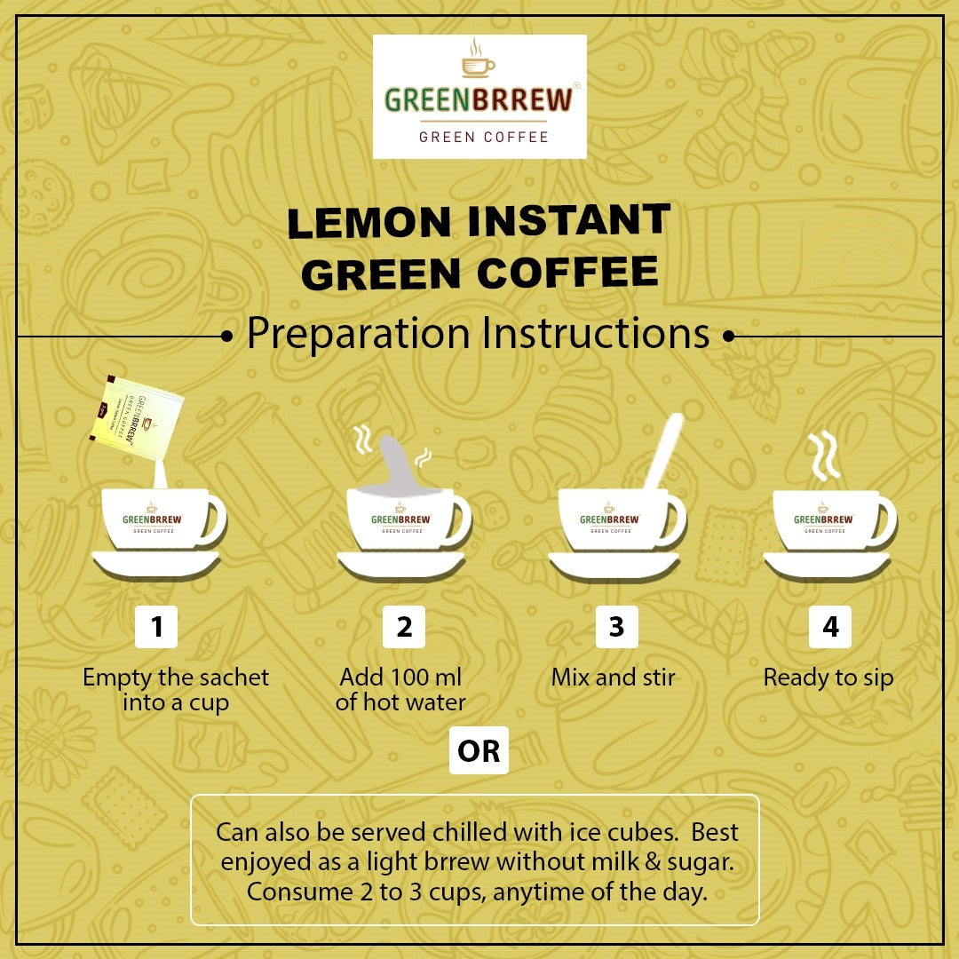 Instant Lemon Green Coffee - How to Brew