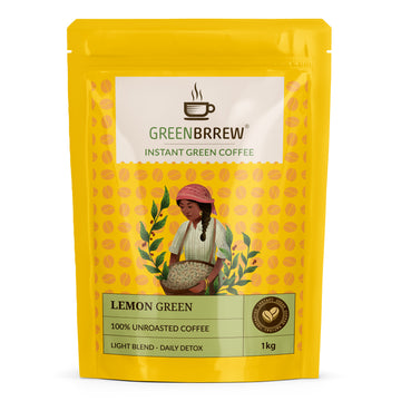 Instant Green Coffee With Probiotics – Lemon Flavor, 1kg