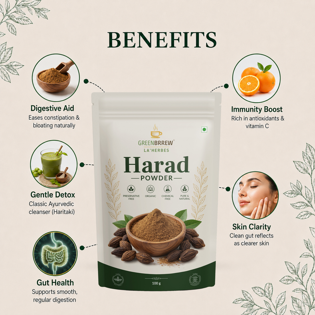 Himalayan Haritaki/Harad Powder - 100g