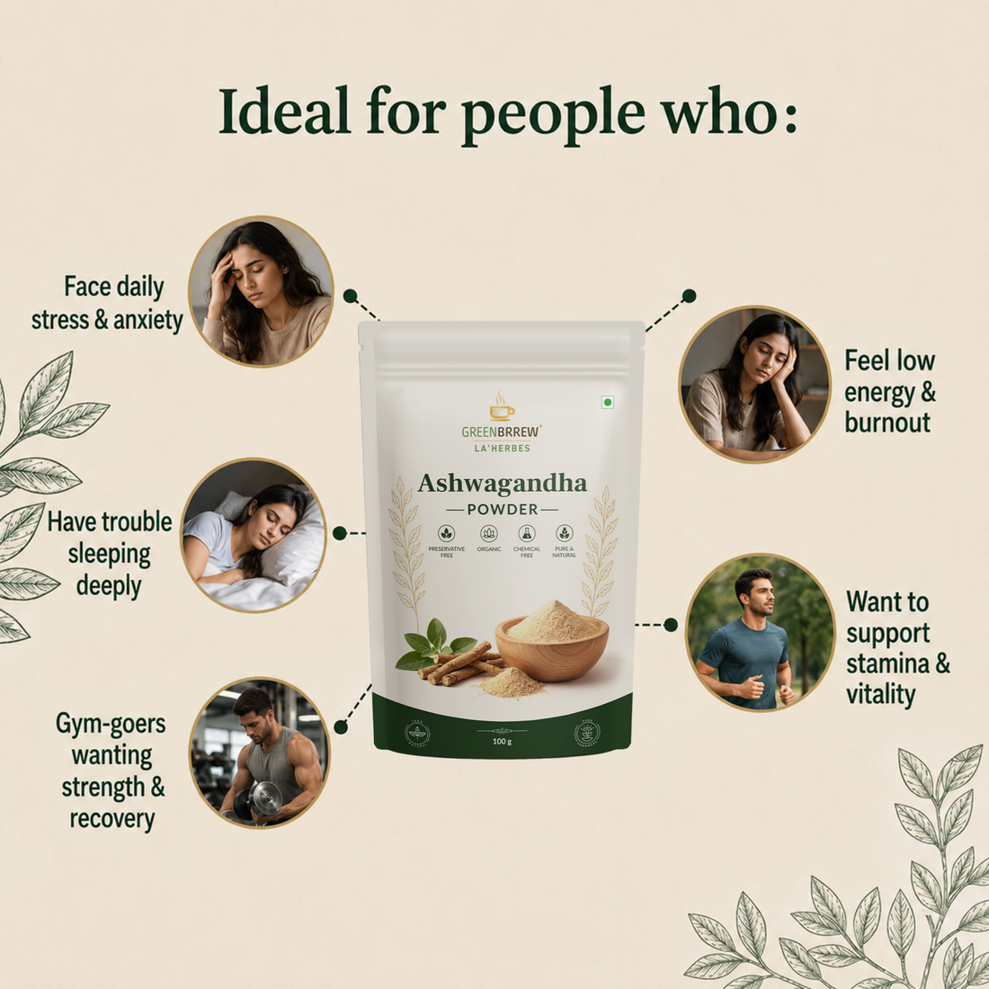 Himalayan Ashwagandha Powder - 100g