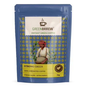Instant Green Coffee With Probiotics – Strong Flavor, 1Kg