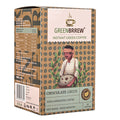 Right tilted view of greenbrrew chocolate green coffee.