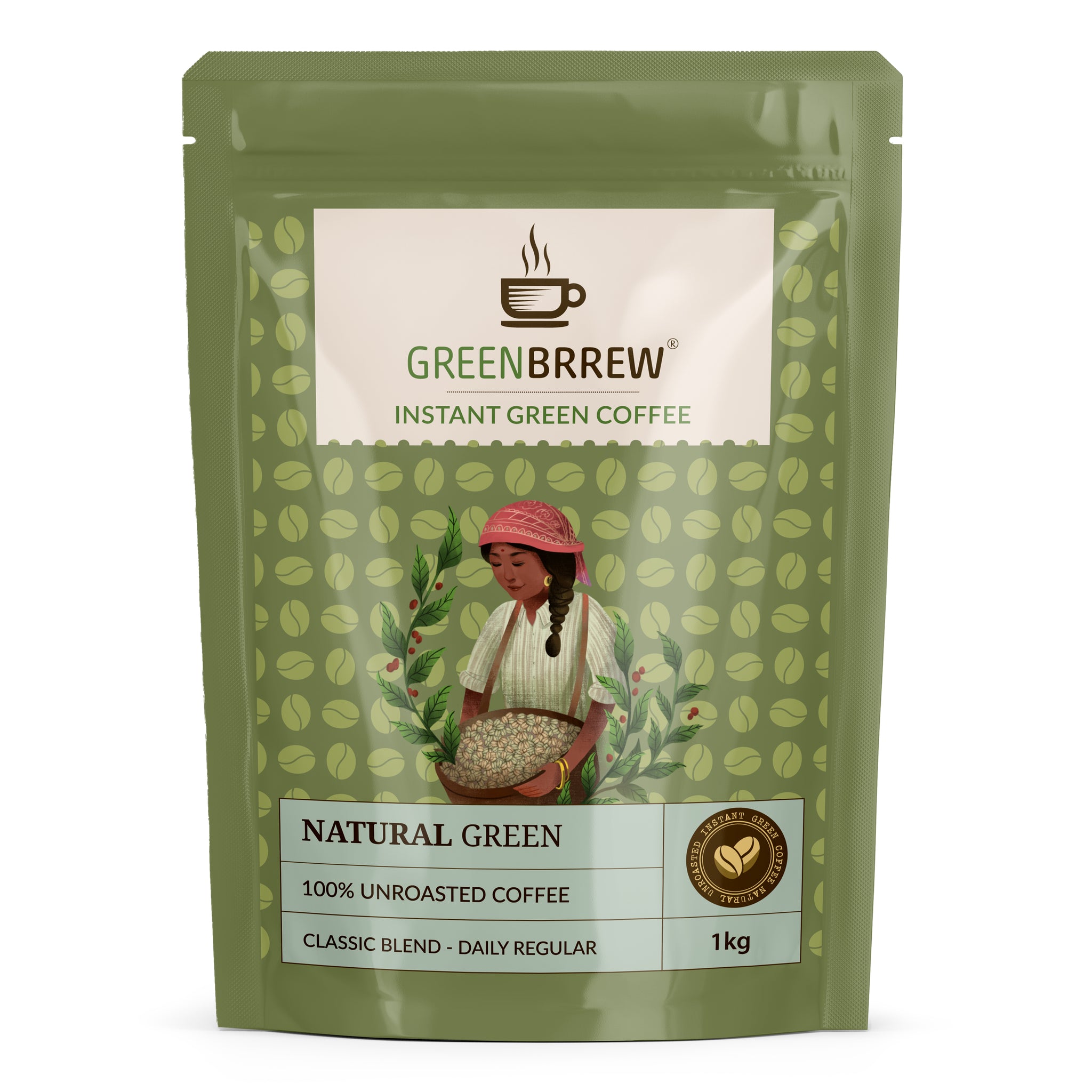 Pure and Natural: Made from unroasted green coffee beans, this blend preserves essential nutrients and antioxidants for a wholesome beverage.