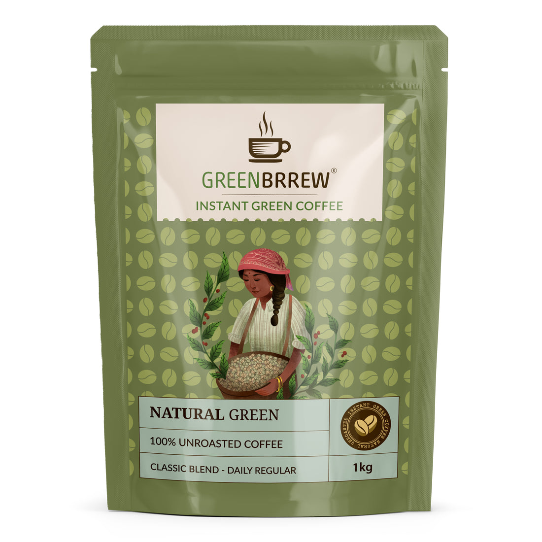 Pure and Natural: Made from unroasted green coffee beans, this blend preserves essential nutrients and antioxidants for a wholesome beverage.